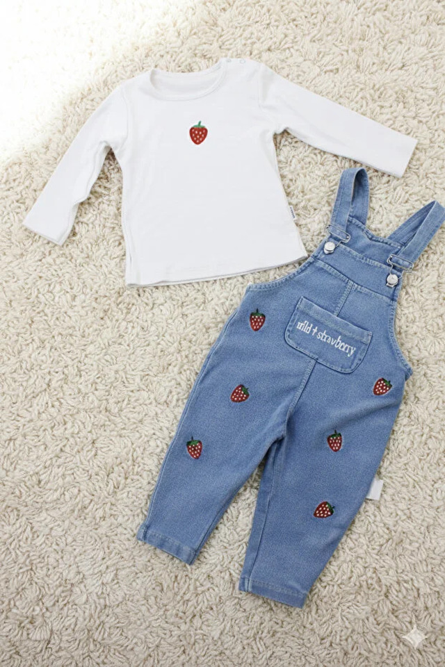 Cılek Basklı Salopet